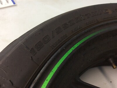 17 2017 Kawasaki ZX ZXR 180/55ZR17M/C Rim Rear Wheel 17 Inch