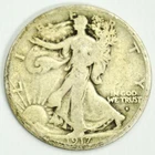 1917-S US Liberty Walking Half Dollar 50c San Francisco Semi Key Date Very Good