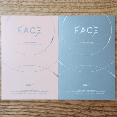 Jimin Official Postcard 2 pcs Set Jimin Face Genuine Kpop | eBay