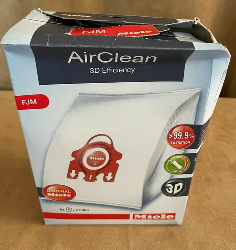 2 Genuine Miele FJM Vacuum Cleaner Bags 