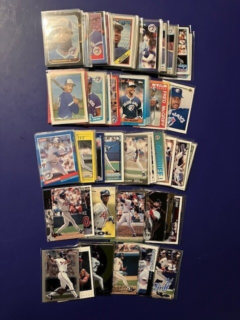 Fred McGriff Baseball Card Lot--45 Different Cards All Major Brands