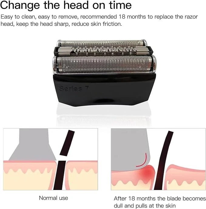 Braun 9000 Series 7 Replacement Foil & Cutter Electric Shavers Head 70B Razors Braun 9000 Series 7 Replacement Foil & Cutter Electric Shavers Head 70B Razors