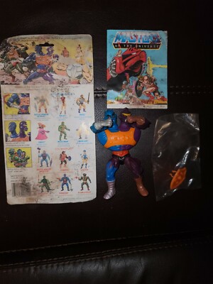 Masters Of The Universe MOTU Two Bad Vintage Figue Complete - Card