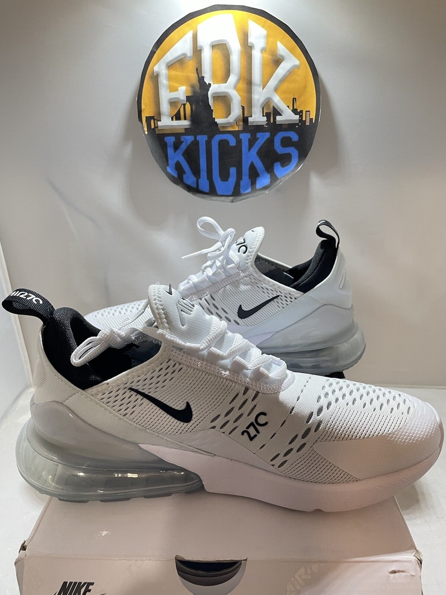 Nike Air Max 270 Men's Running Shoes White/Black AH8050-100 Nike Air Max 270 Men's Running Shoes White/Black AH8050-100