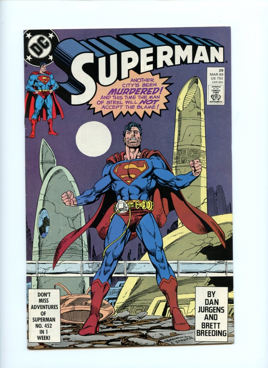 DCコミック Superman ~ No. 29, March 1989 ~ DC Comics ~ F/VF | eBay