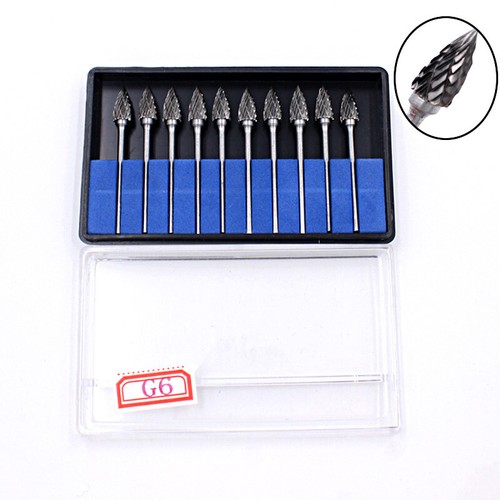 10pcs Dental Tungsten Steel Carbide Burs 2.35mm Bur Drill Polishing Cutter US - Picture 13 of 18