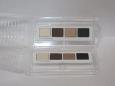 CLINIQUE ALL ABOUT EYESHADOW QUAD #02 JENNA'S ESSENTIALS *REFILL* - 2 PC LOT