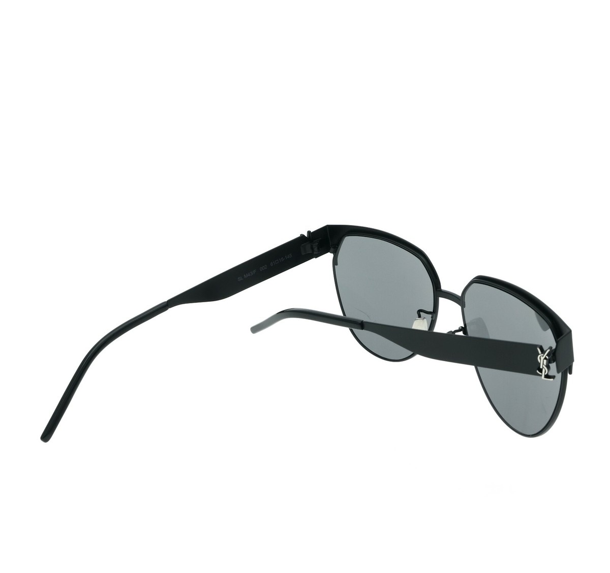 Saint Laurent Women\'s SLM43F 61mm Sunglasses Saint Laurent Slm40f Black Female D-Frame Sunglasses  main image 4