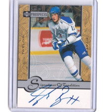 2000 Upper Deck Signatures Of Tradition Prospects AUTO Taylor Pyatt Wolves