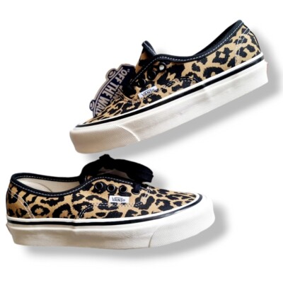 Vans Leopard Print Low Top Sneakers - Black & Tan s-l400.jpg main image 4