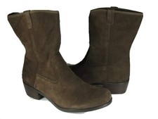 UGG Girls Boots Brown Suede Winter UGGPure Wool pull on Briar 6 36 new