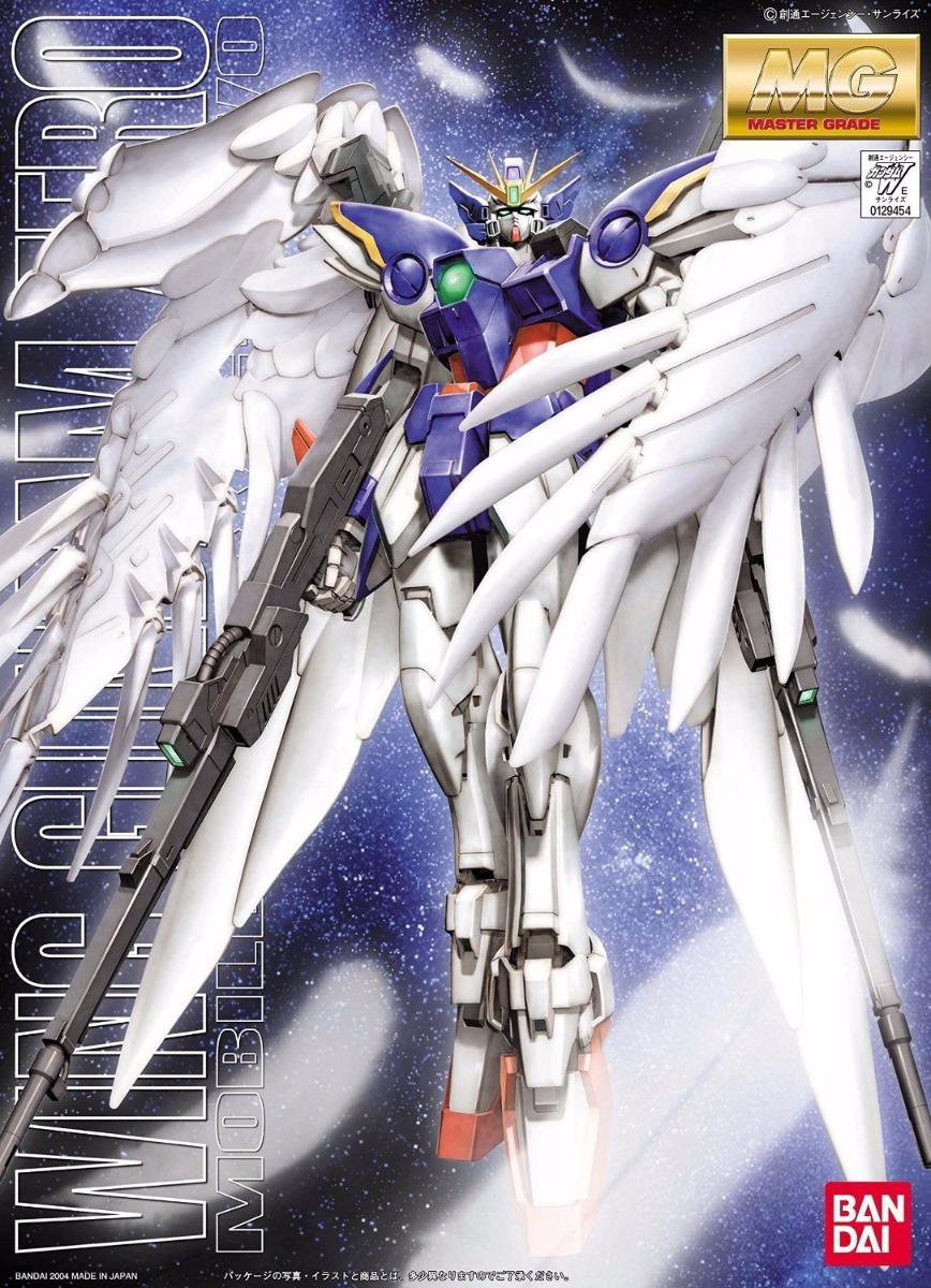BANDAI MG 1/100 XXXG-00W0 WING GUNDAM ZERO CUSTOM EW Plastic Model