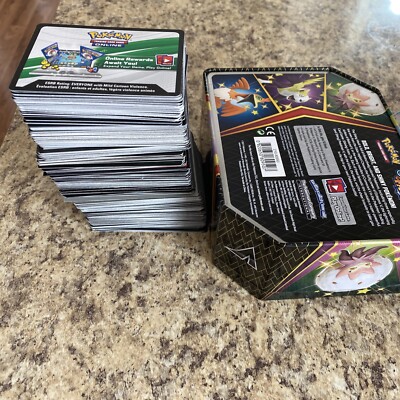 100 Pokémon Code Cards Shining Fates Hidden Fates XY Evolutions, Champions Path+