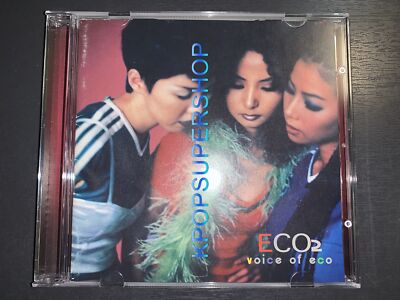 ECO 에코 2nd Album Voice of Echo CD Booklet Good OOP Rare 1st Gen