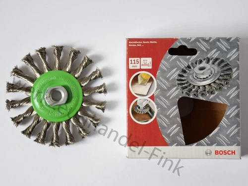 Bosch 115mm Disc Brush Knotted M14 Intake / 2609258512