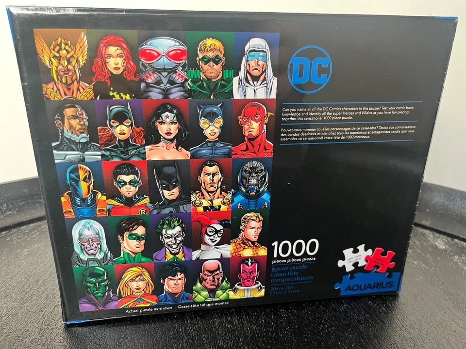 Superhero Jigsaw Puzzle DC Comics Batman Wonder Woman Superman Joker Flash - image 2 of 4