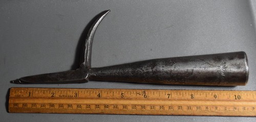 Vtg. Snow & Nealley Co. (Bangor, Maine) LOGGING PIKE POLE END - 10" - Picture 9 of 9