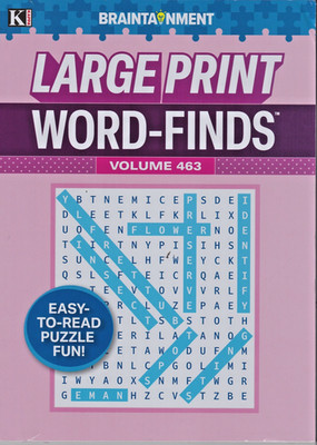 Brand New Word-Finds Large Print Fast Shipping Vol 463 Find Finds Finder