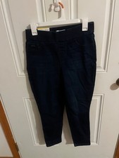 NEW WOMEN'S SIZE 8 NINE WEST HEIDI PULL ON CROP JEGGING/LEGGING STYLE JEANS