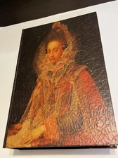 Vintage Book Safe Wood Decorative Duchess Of  Ferrara 1613 Victorian Style 13x9