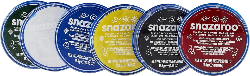 Estuche de Maquillaje Snazaroo para Principiantes, 6 Colores y Gel Brillo con 3 Pinceles, 2 Esponjas Foto 3 de 4