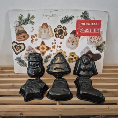Weihnachten Kuchenformen 6er Set Festlich Backen Xmas Fortschritt Partytime Antihaft 