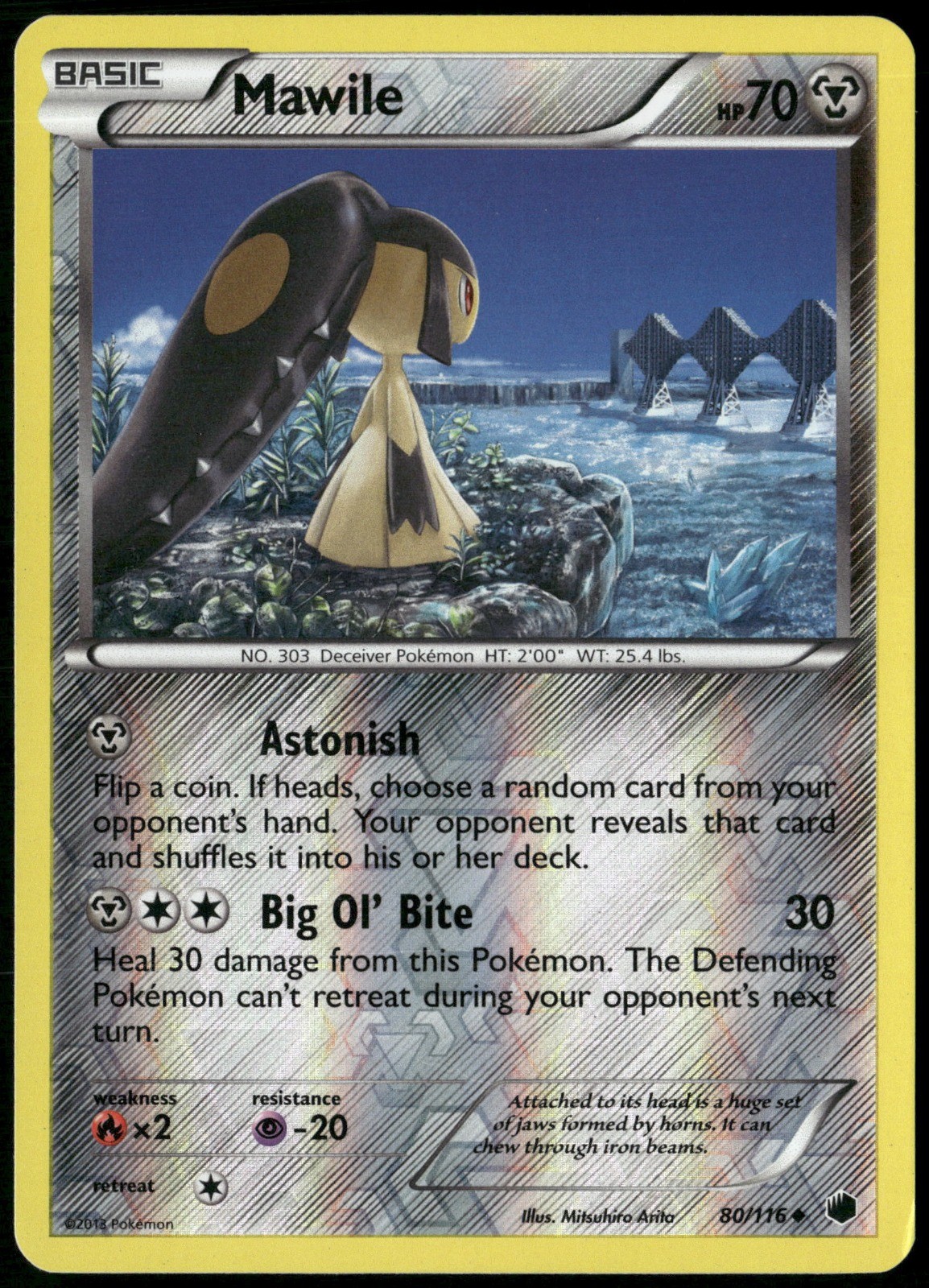 Mawile Reverse Holo 80/116 Plasma Freeze LP