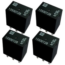 4Pcs 13500128 Relay 35A 12VDC 5-Pin Micro Multi-Purpose Relay