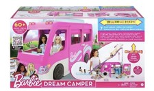 Barbie Dream Camper Van Vehicle Doll Playset HCD46, 60+ Pieces