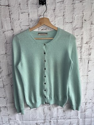 M&S 100 % reines Kaschmir Damen Cardigan Größe 8 Small Pullover Marks Spencer Pullover