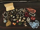 Large Lot of Vintage Costume Jewelry￼