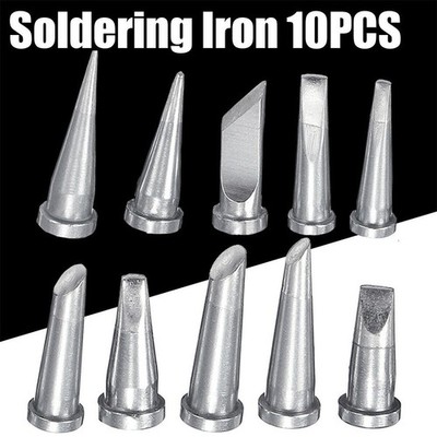 Kompatibel 10 Stück Lötkolbenspitze Set für Weller WSD81 WD1000 WSP80 WP80