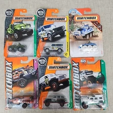 LOT OF 6 1:64 Matchbox MBX Explorers Mountain Off-Road Jungle Land Rover