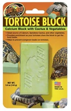 Zoo Med Banquet Tortoise Block Food and Calcium Supplement Treat Turtles Large