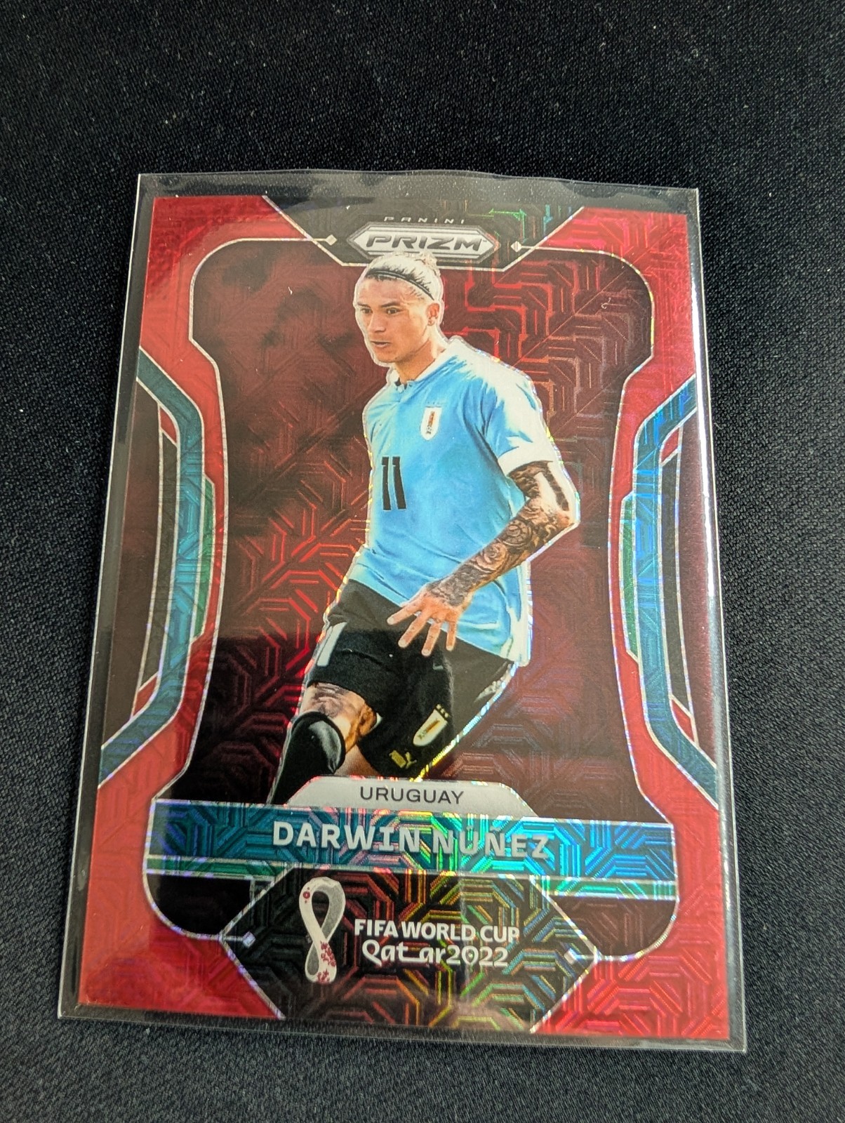 DARWIN NUNEZ 2022 Panini Prizm Fifa World Cup Qatar Red Mojo #d /99
