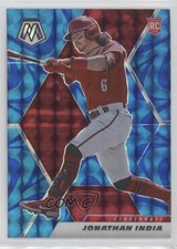 2021 Panini Mosaic Rookie Reactive Blue Mosaic Prizm Jonathan India #281 0c6
