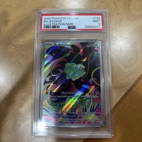 Bulbasaur 133/132 Me01: Mega Evolution Holo PSA 9