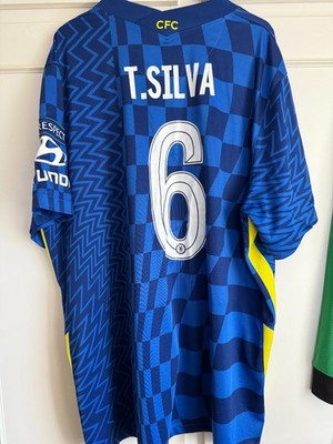 Chelsea 2021-2022 Home Fußball Trikot T.Silva 6 XXL /60839