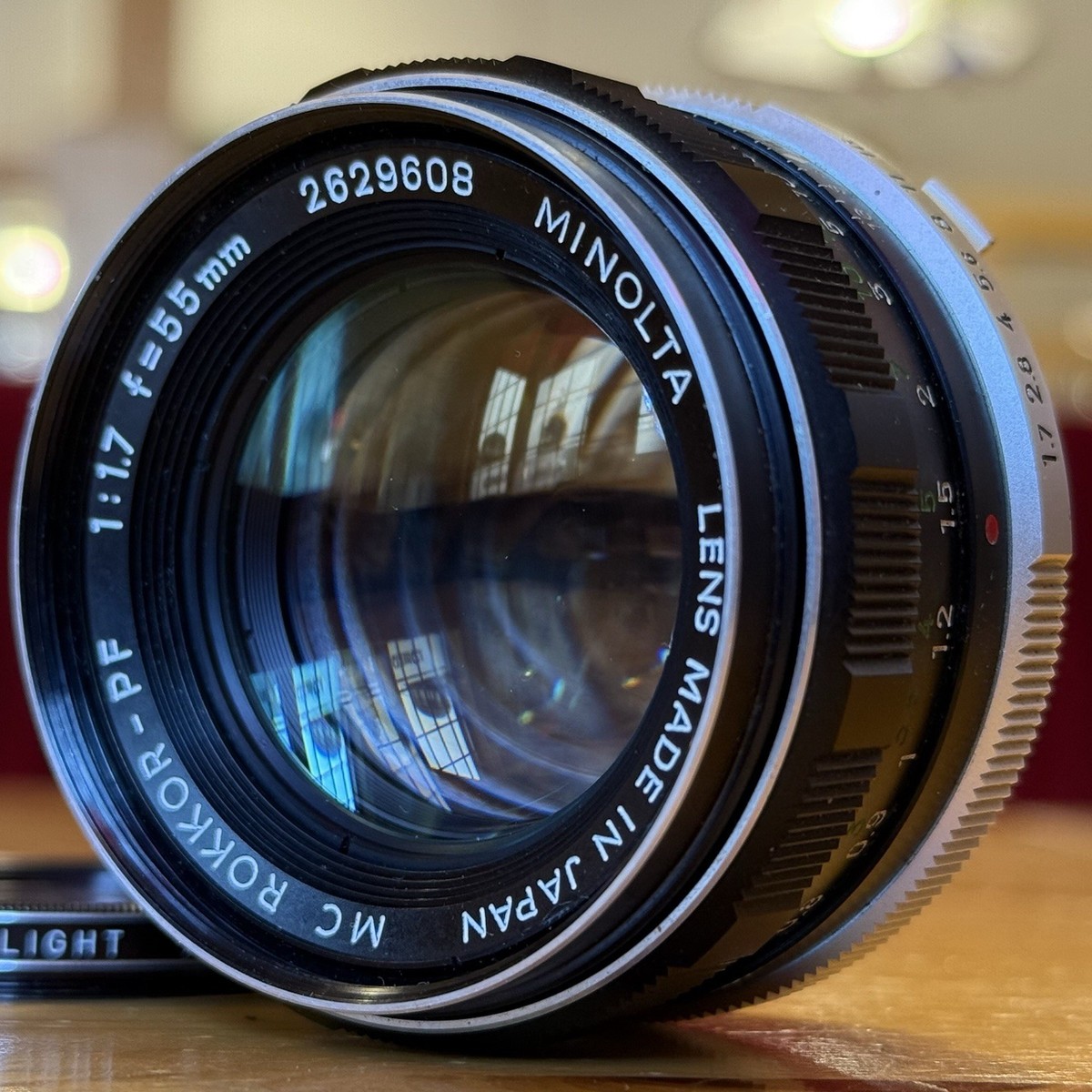 Exc+] MINOLTA MC ROKKOR-PF 55mm f/1.7 Prime Lens From Japan 8175