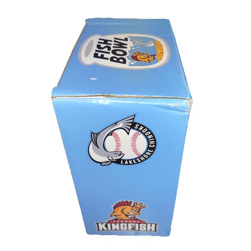 Kenosha Kingfish & Lakeshore Chinooks Mascots Elvis & Gill Bobblehead Fish Bowl - Picture 4 of 6