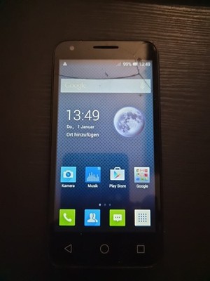 Alcatel OneTouch PIXI 3 - Schwarz - 2GB -  Teildefekt  - Mit Accu