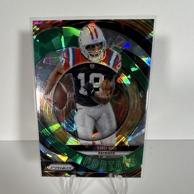 Panini 2024 Prizm Portals Insert Randy Moss #3 New England Patriots NFL Card