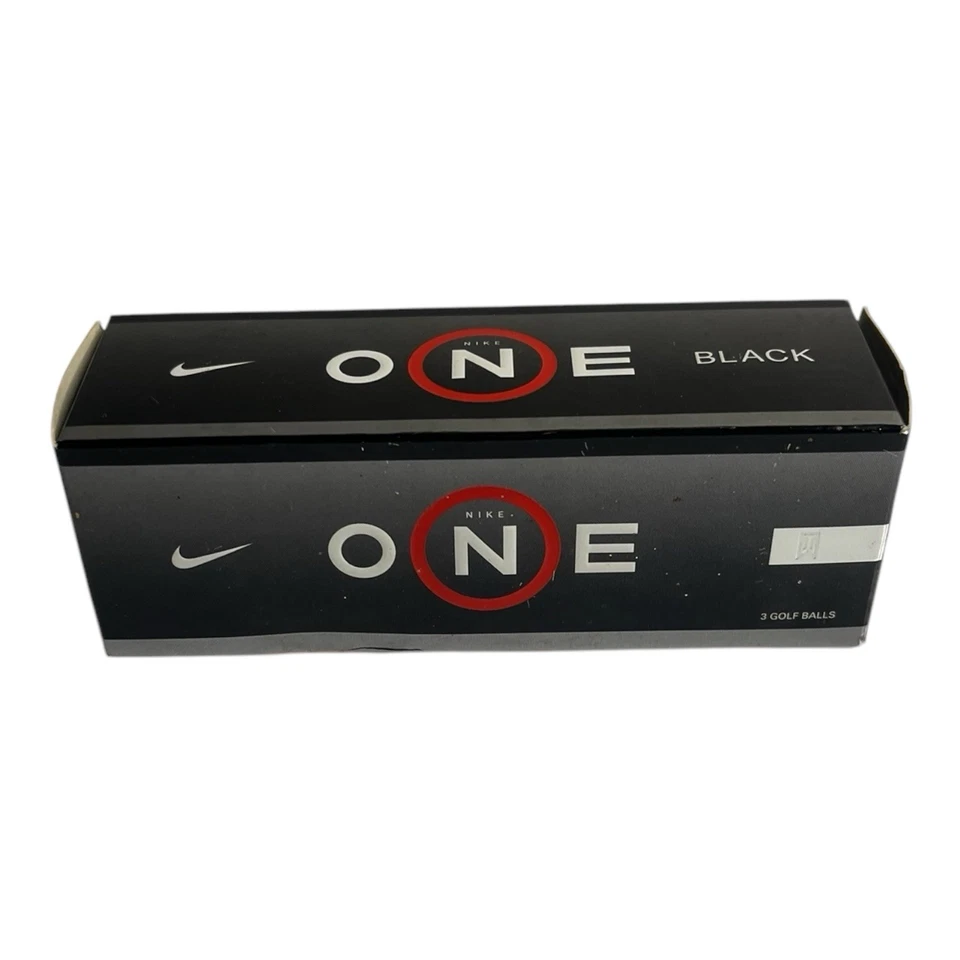 Nike Golf ONE Negro Tiger Woods 1 Manga 3 Pelotas de Golf Tecnología de Potencia Retirada Foto 3 de 4