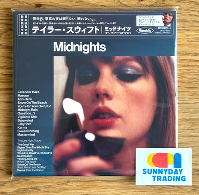 Taylor Swift Midnights The Late Night Edition Japan Limited CD New Sealed