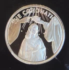 Coronation Pope Catholic Society Mint Bullion-0.925 Silver 26 Grams Art Medal