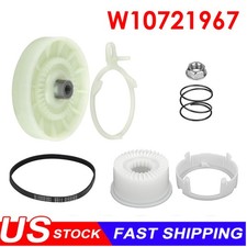W10721967 Washer Pulley Clutch Kit W10006384 Drive Belt Fit For Whirlpool W10721967 Washer Pulley Clutch Kit W10006384 Drive Belt Fit For Whirlpool