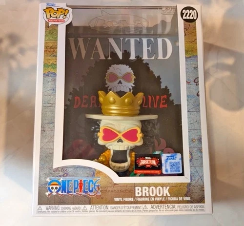 Funko Pop! One Piece Wanted Poster Brook #2220 - TargetCon Exclusive - IN HAND!