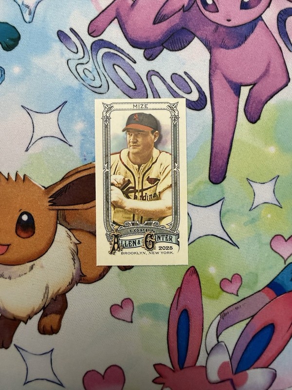 2025 Allen And Ginter - Johnny Mize #344 SP Mini Card - St Louis Cardinals