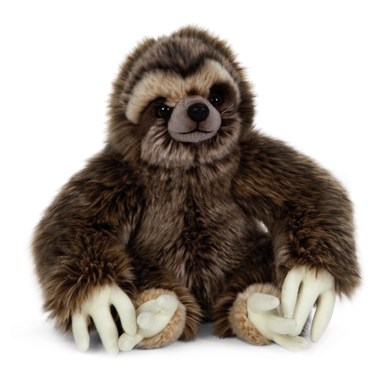 Peluche paresseux de 30cm compagnon de sieste marron pour chambre bébé
