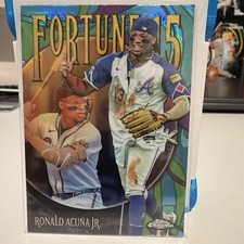 2025 Topps Chrome - Fortune 15 Ronald Acuña Jr. #F15-4